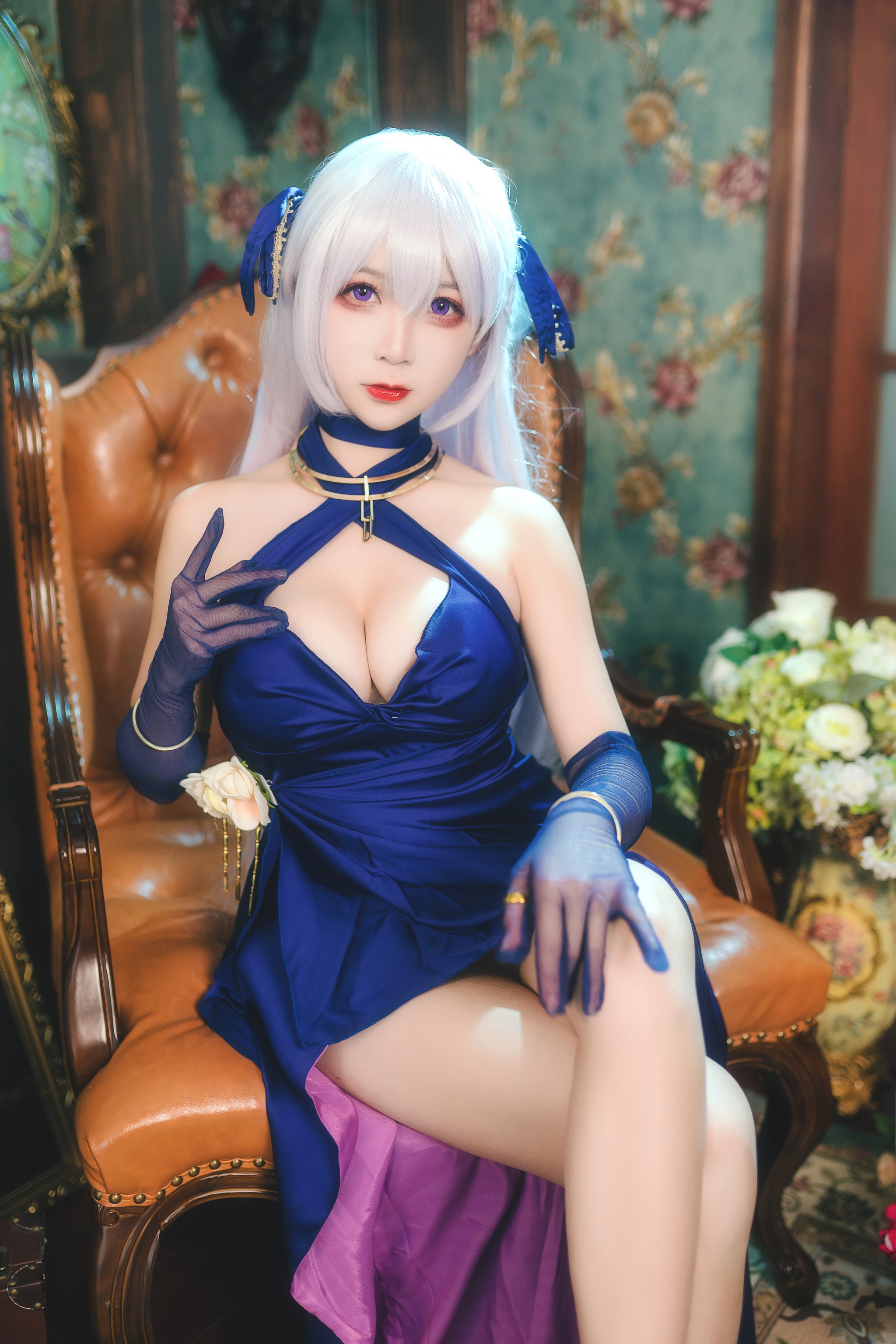 图片[1]-樱落酱w – NO.001 贝法礼服 [12P225M]-XikXak